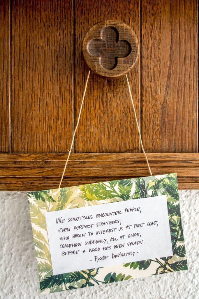 A welcoming message for the guests of Summer House Kot.