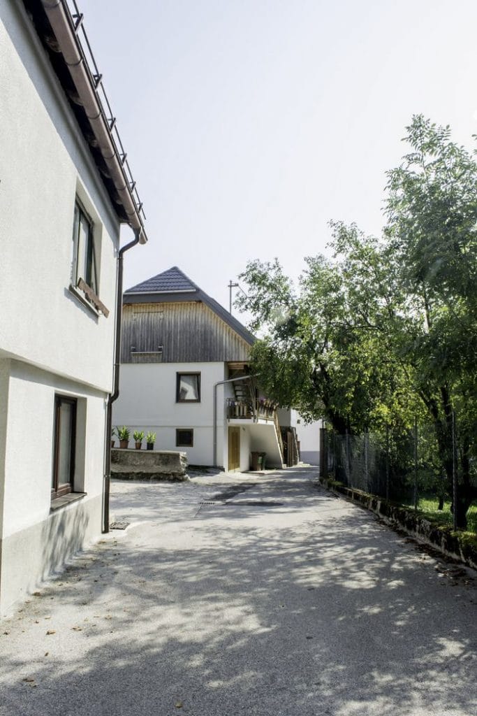 A street view near the base in the Soča valley and meeting point for Canyoning Challenge.