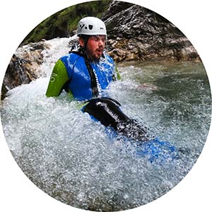 Canyoning in Slovenia offers sliding down short and easy water slides. Click to see more canyons.
