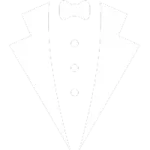 An icon of a bow tie portrays the canyoning agency's professional attitude.